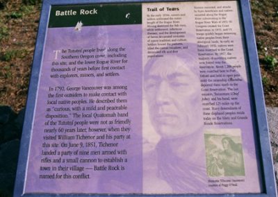Battle Rock Plaque