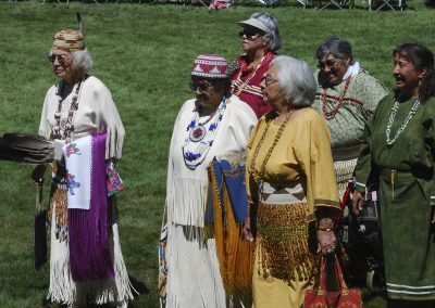 6 Women Elders, dressed down in regalia - 2014